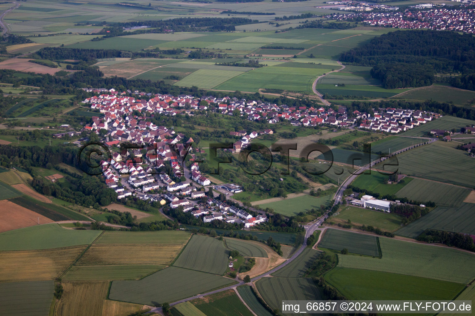 Ortsteil Haslach in Herrenberg im Bundesland Baden-Württemberg, Deutschland