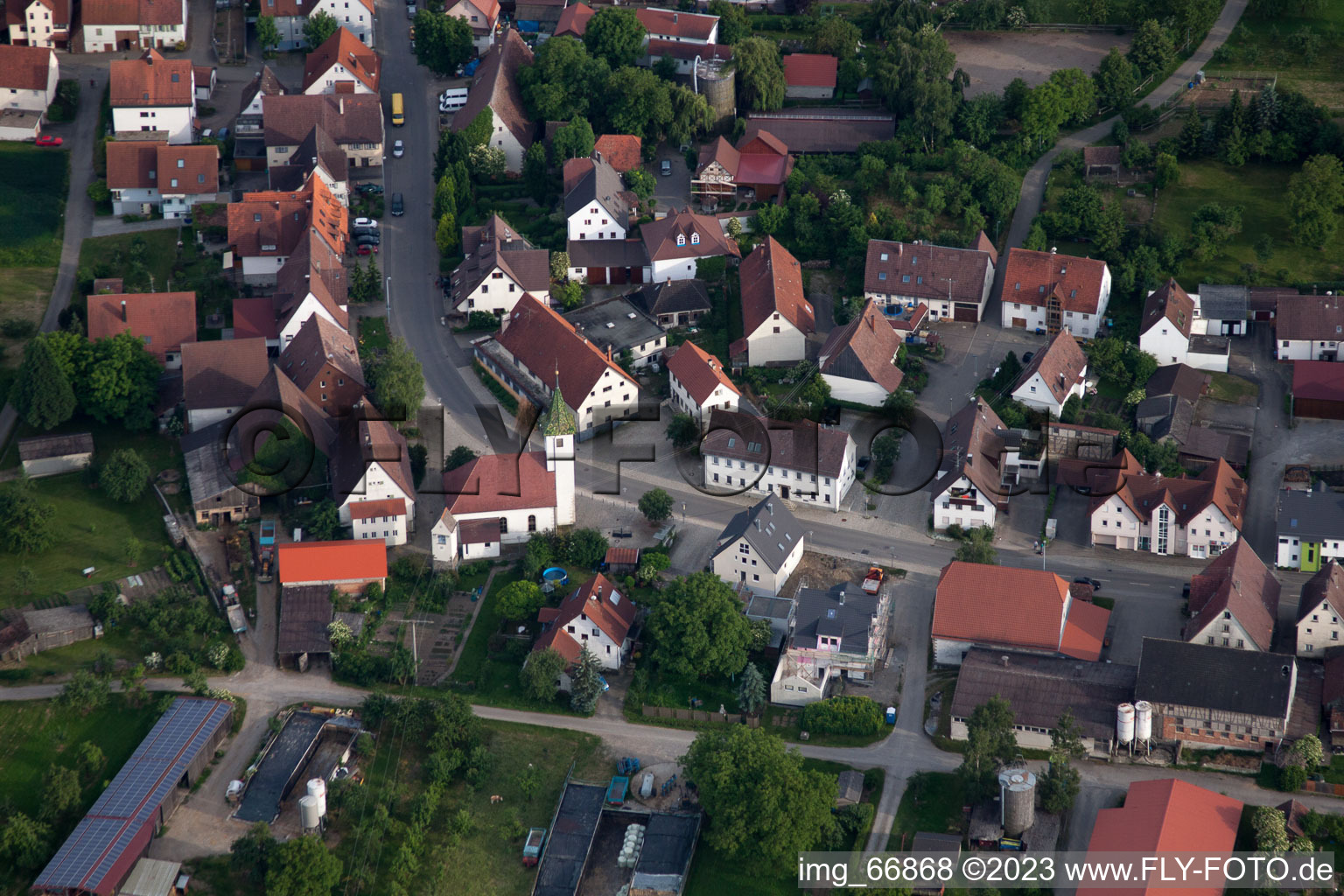 Jakobuskirche im Ortsteil Haslach in Herrenberg im Bundesland Baden-Württemberg, Deutschland