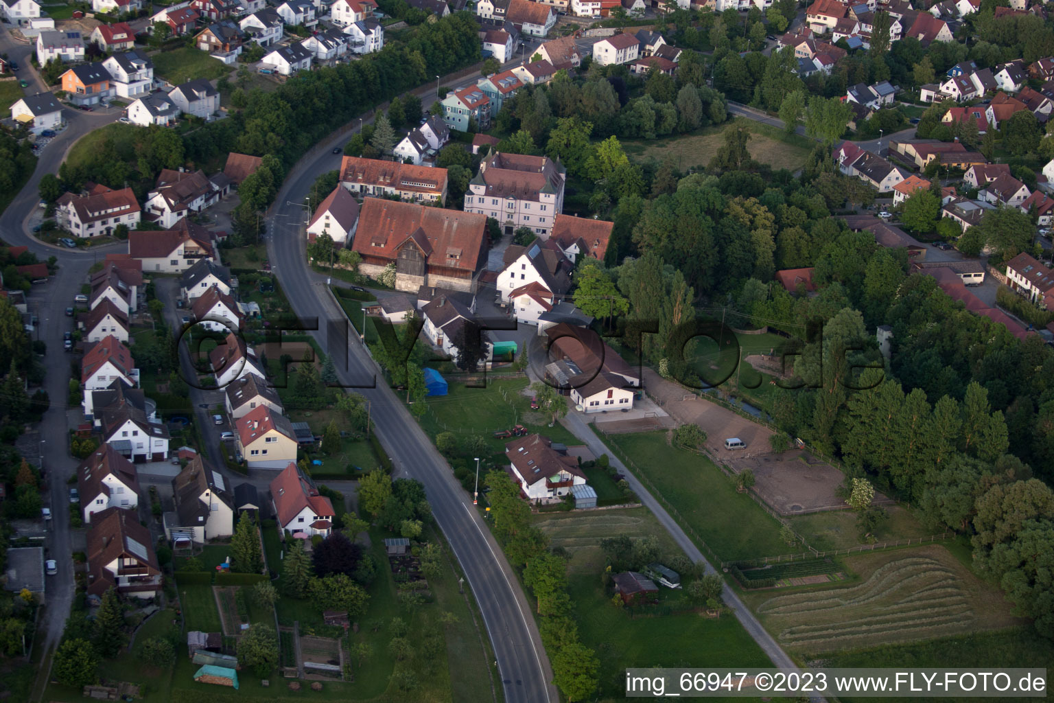 Luftaufnahme von Poltringen im Bundesland Baden-Württemberg, Deutschland