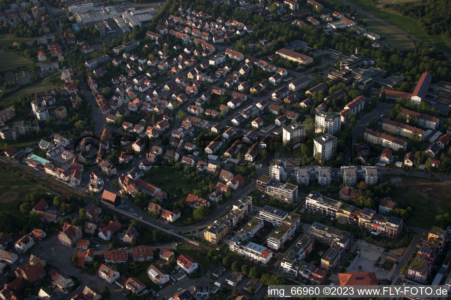 Luftbild von Derendingen im Bundesland Baden-Württemberg, Deutschland