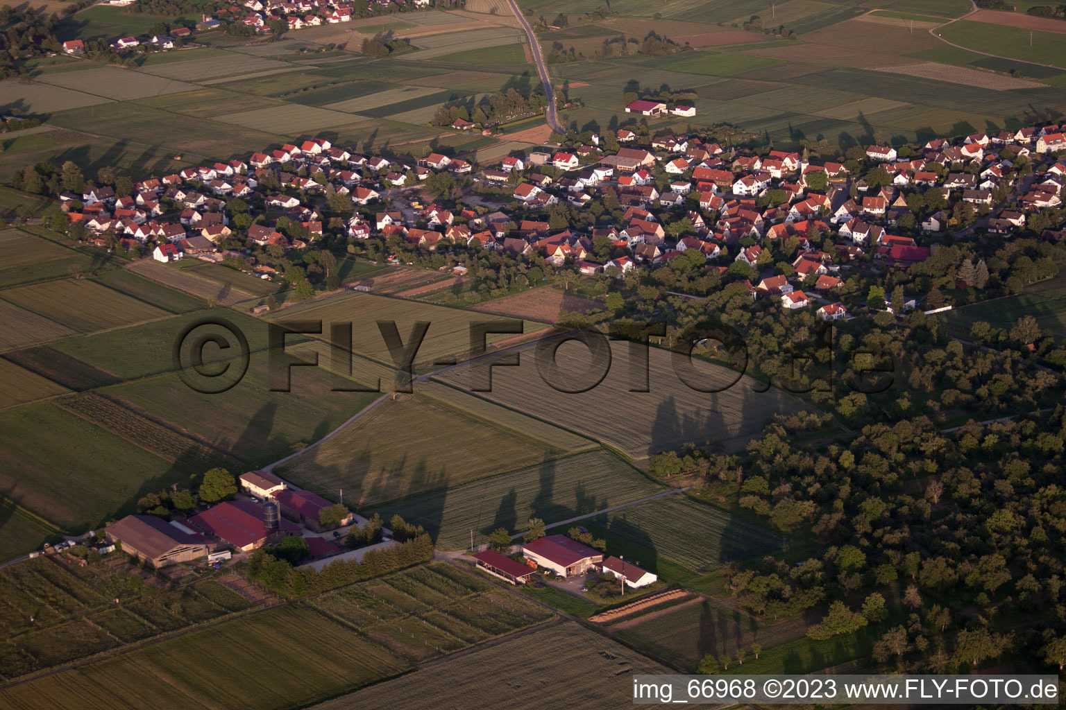 Luftbild von Tübingen, Kusterdingen im Bundesland Baden-Württemberg, Deutschland