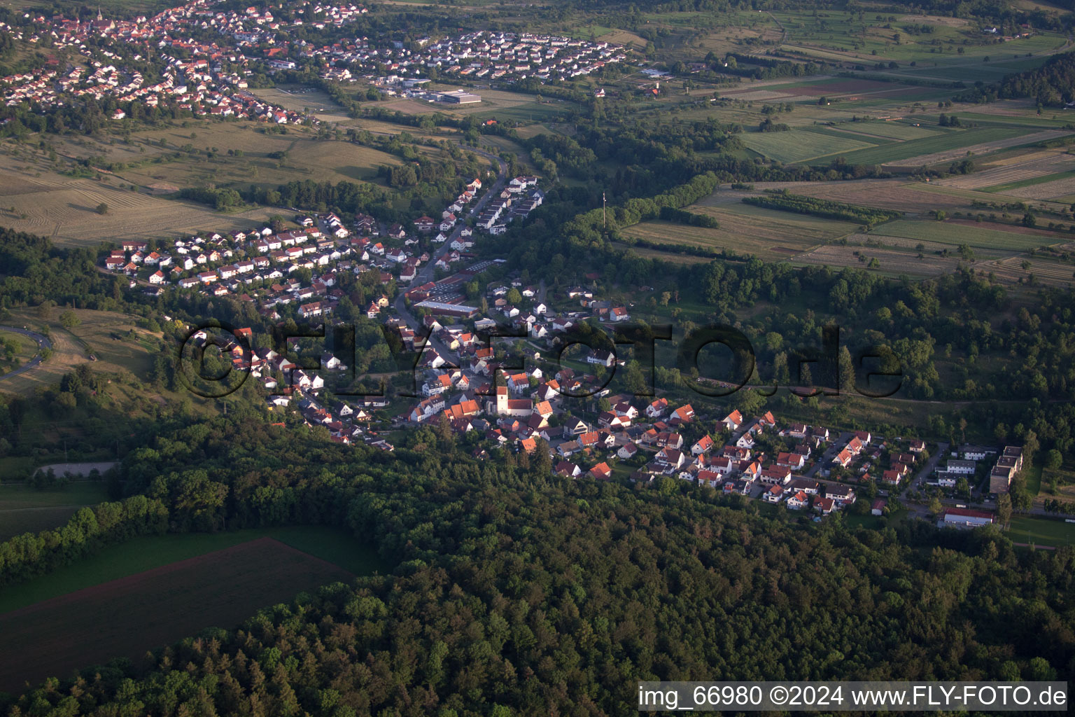 Gönningen, Bronnweiler im Bundesland Baden-Württemberg, Deutschland