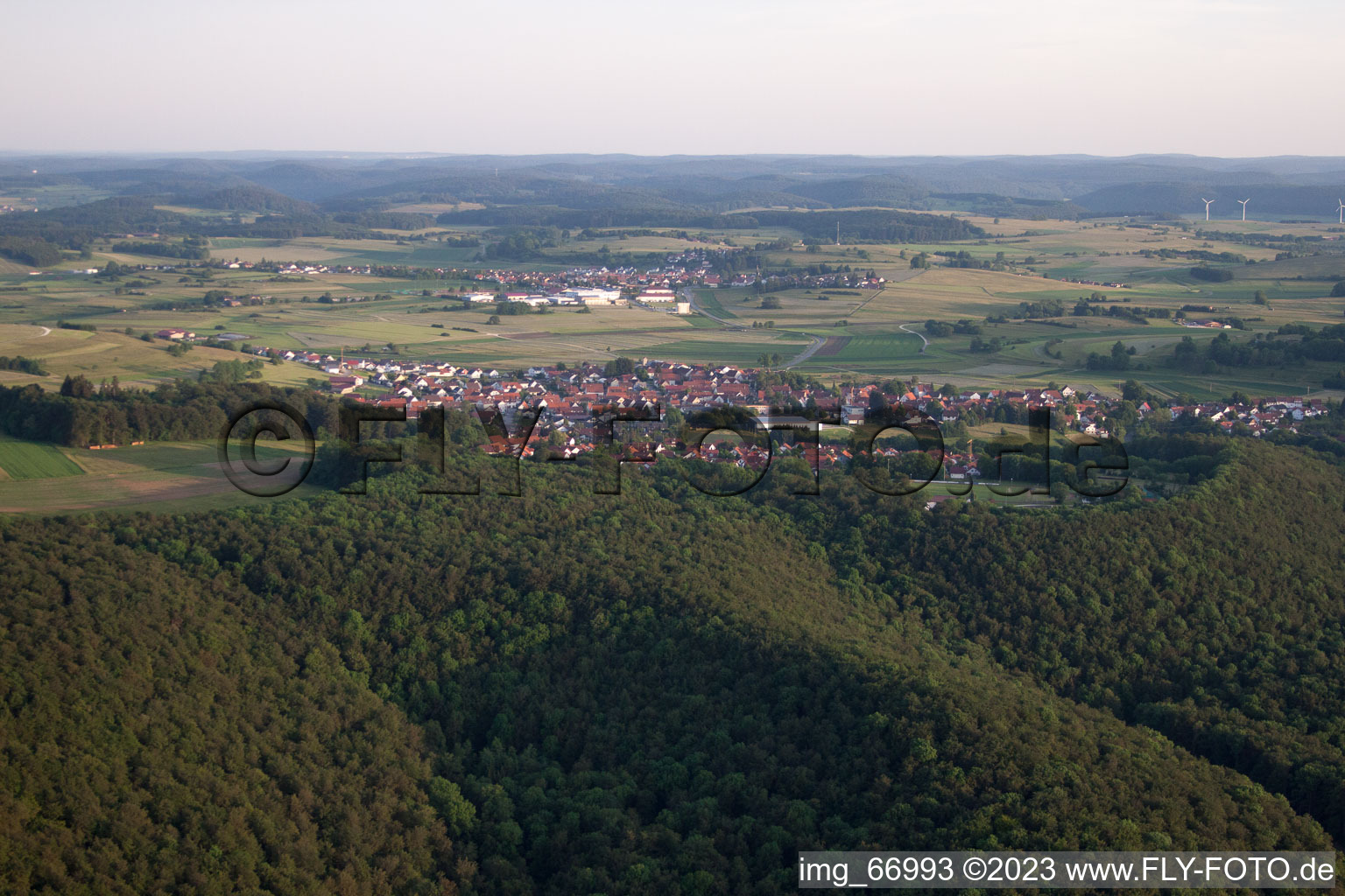 Luftbild von Genkingen im Bundesland Baden-Württemberg, Deutschland