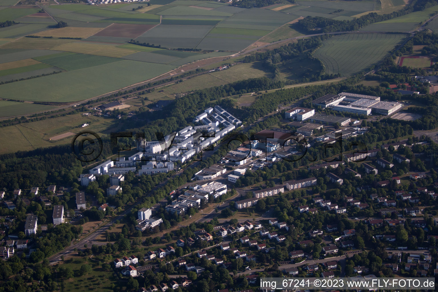 Drohnenbild von Ulm im Bundesland Baden-Württemberg, Deutschland
