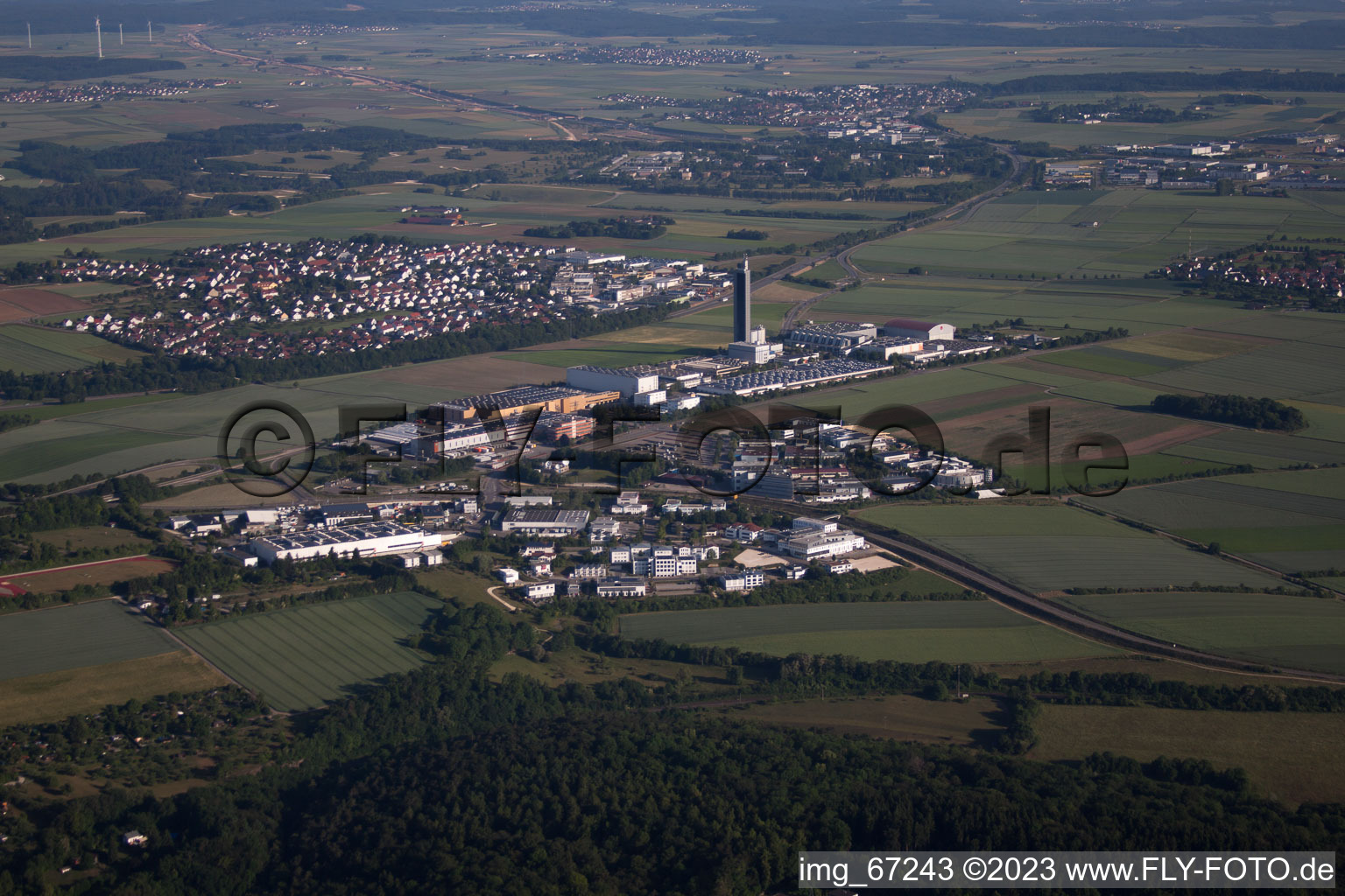 Ulm im Bundesland Baden-Württemberg, Deutschland von einer Drohne aus