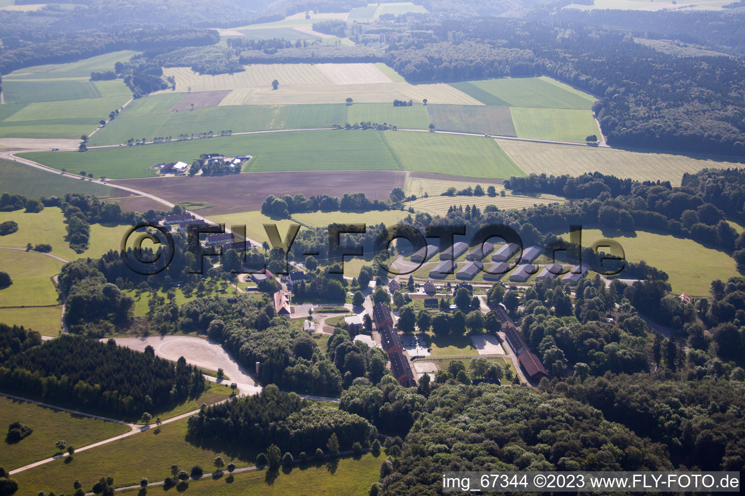 Luftaufnahme von Breithülen im Bundesland Baden-Württemberg, Deutschland