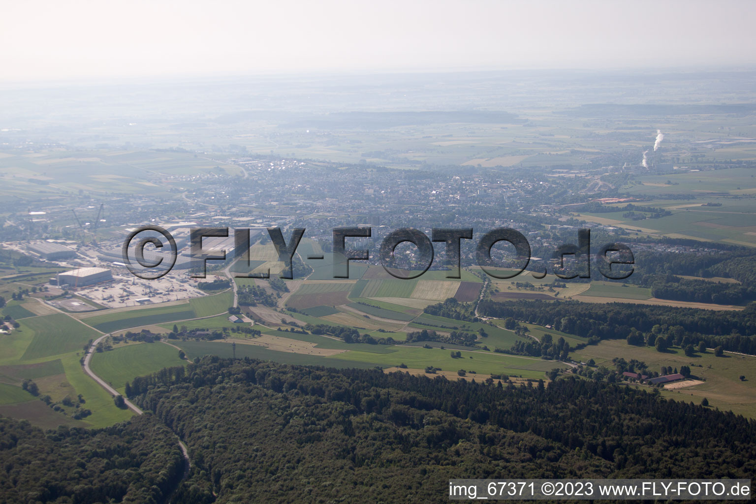 Luftbild von Schlechtenfeld im Bundesland Baden-Württemberg, Deutschland