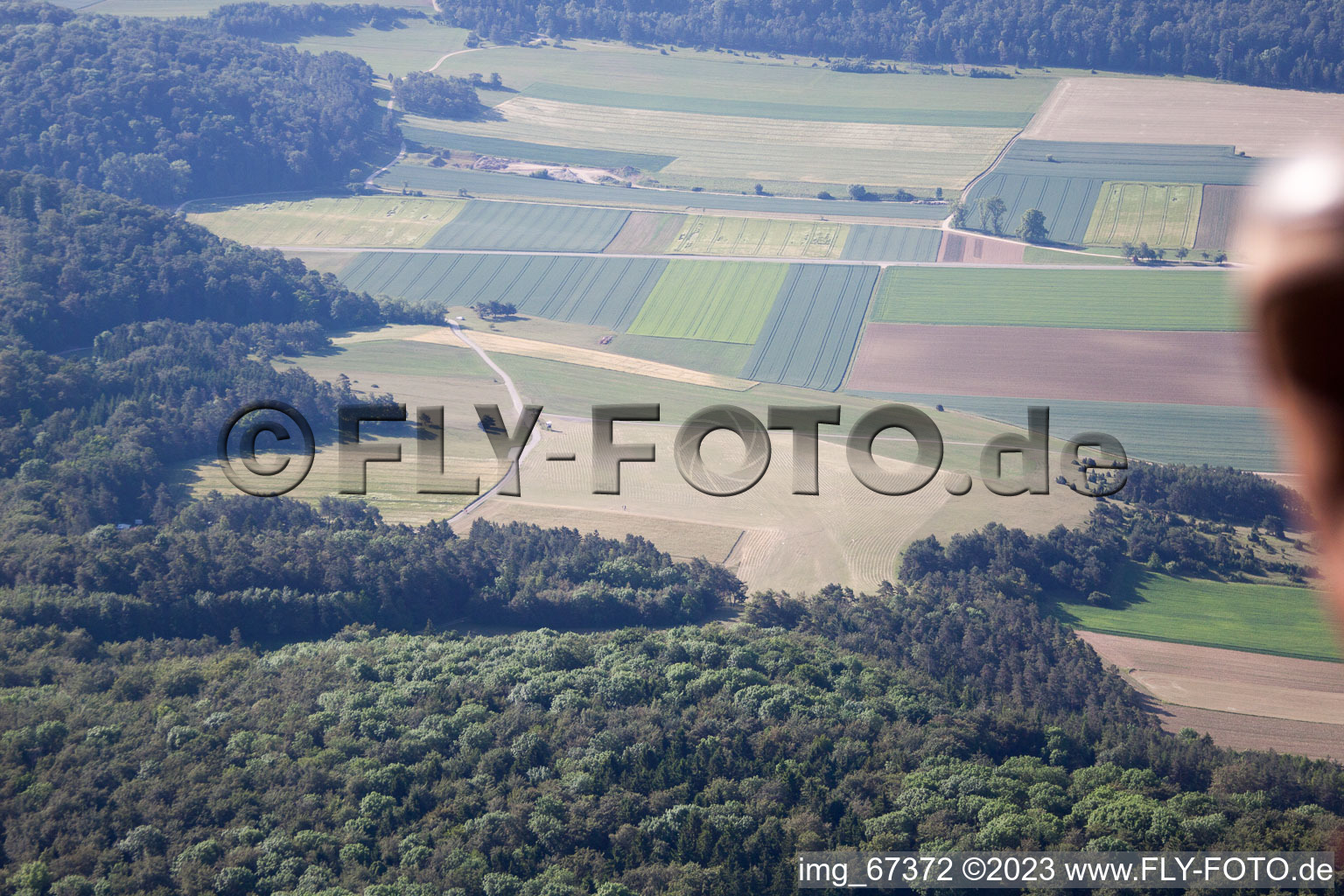 Luftaufnahme von Schlechtenfeld im Bundesland Baden-Württemberg, Deutschland