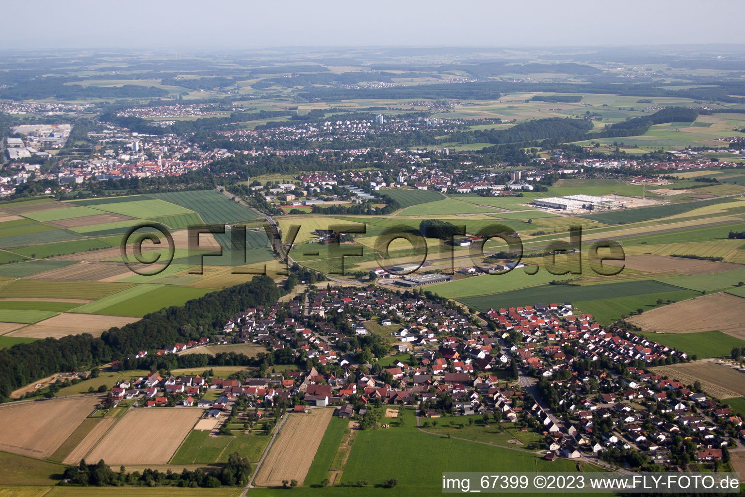 Luftbild von Birkenhard im Bundesland Baden-Württemberg, Deutschland