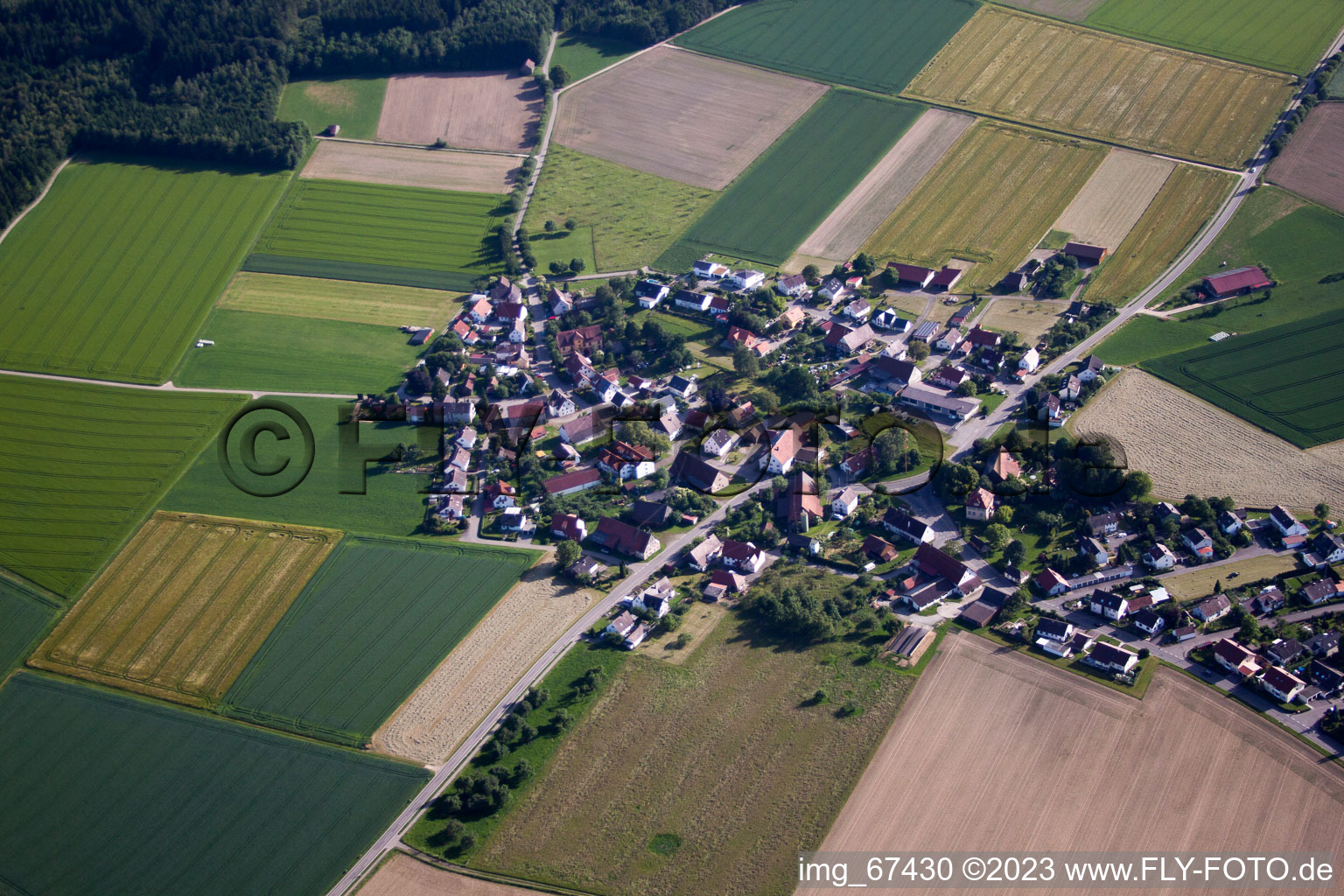 Luftbild von Rißegg im Bundesland Baden-Württemberg, Deutschland