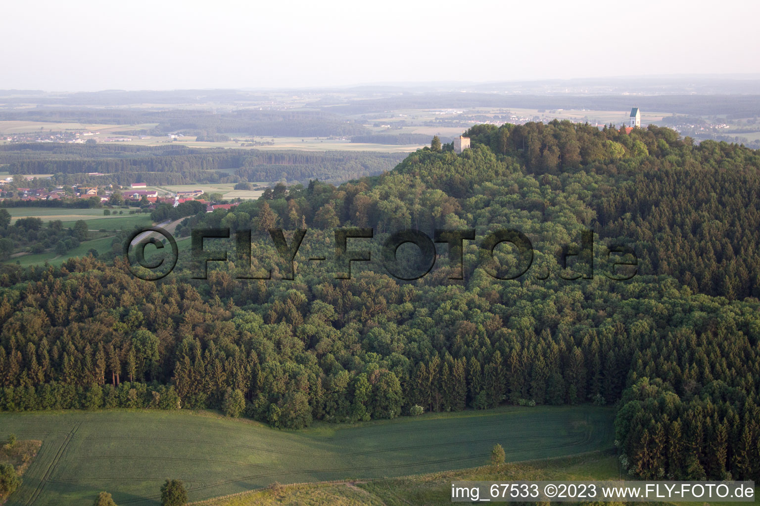 Luftbild von Buchay im Bundesland Baden-Württemberg, Deutschland