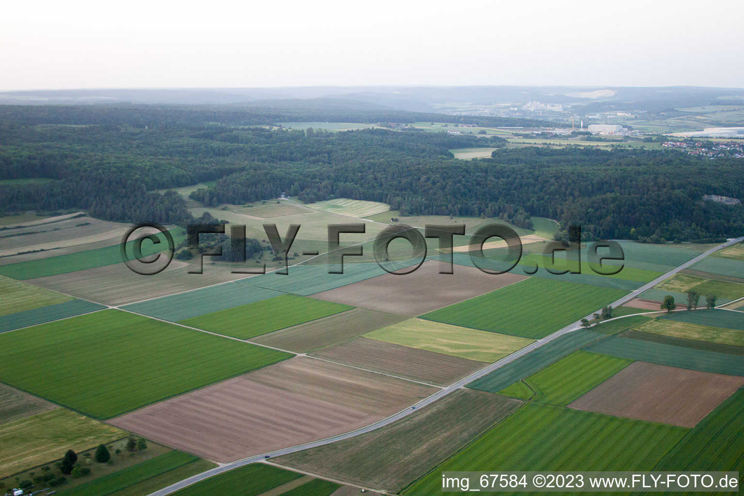 Schlechtenfeld im Bundesland Baden-Württemberg, Deutschland aus der Luft