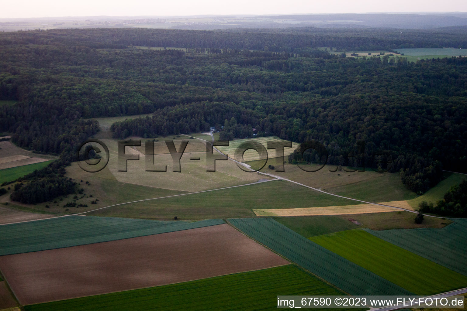 Schlechtenfeld im Bundesland Baden-Württemberg, Deutschland aus der Luft betrachtet