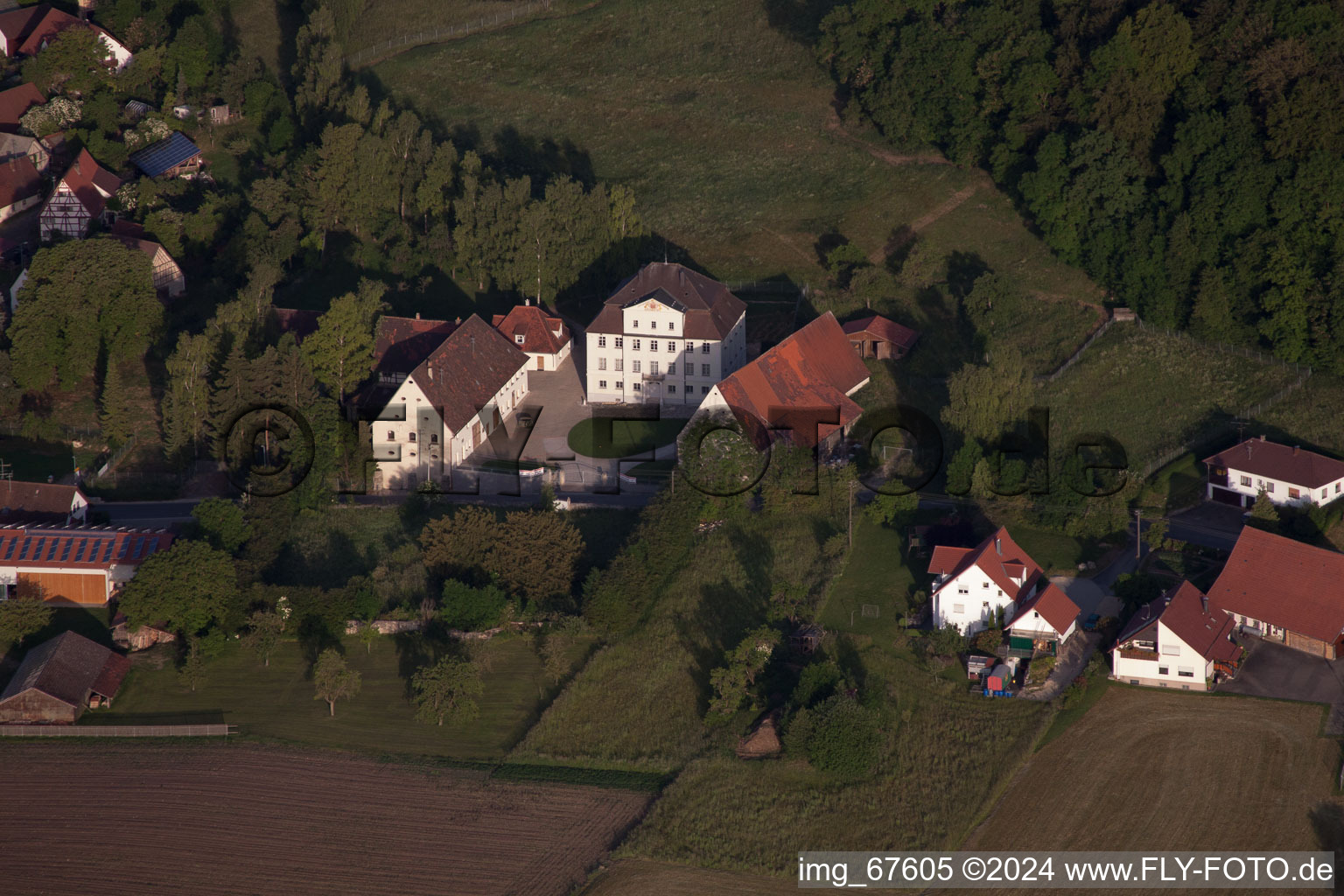 Palais des Schloss Granheim im Ortsteil Granheim in Ehingen (Donau) im Bundesland Baden-Württemberg, Deutschland