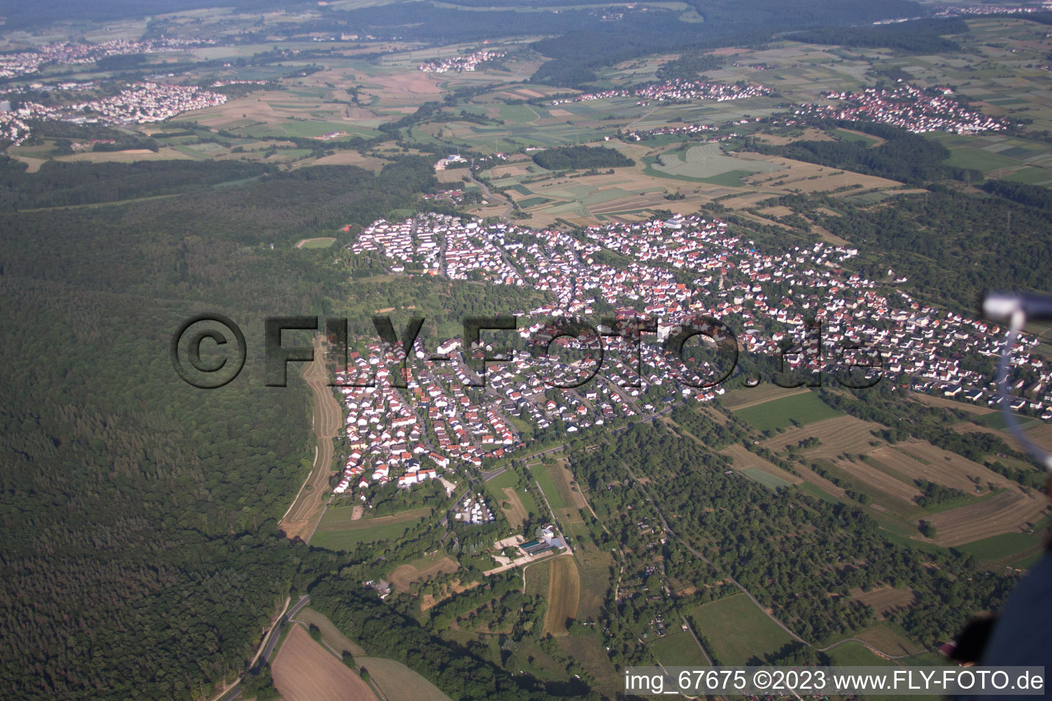 Luftaufnahme von Ohmenhausen im Bundesland Baden-Württemberg, Deutschland