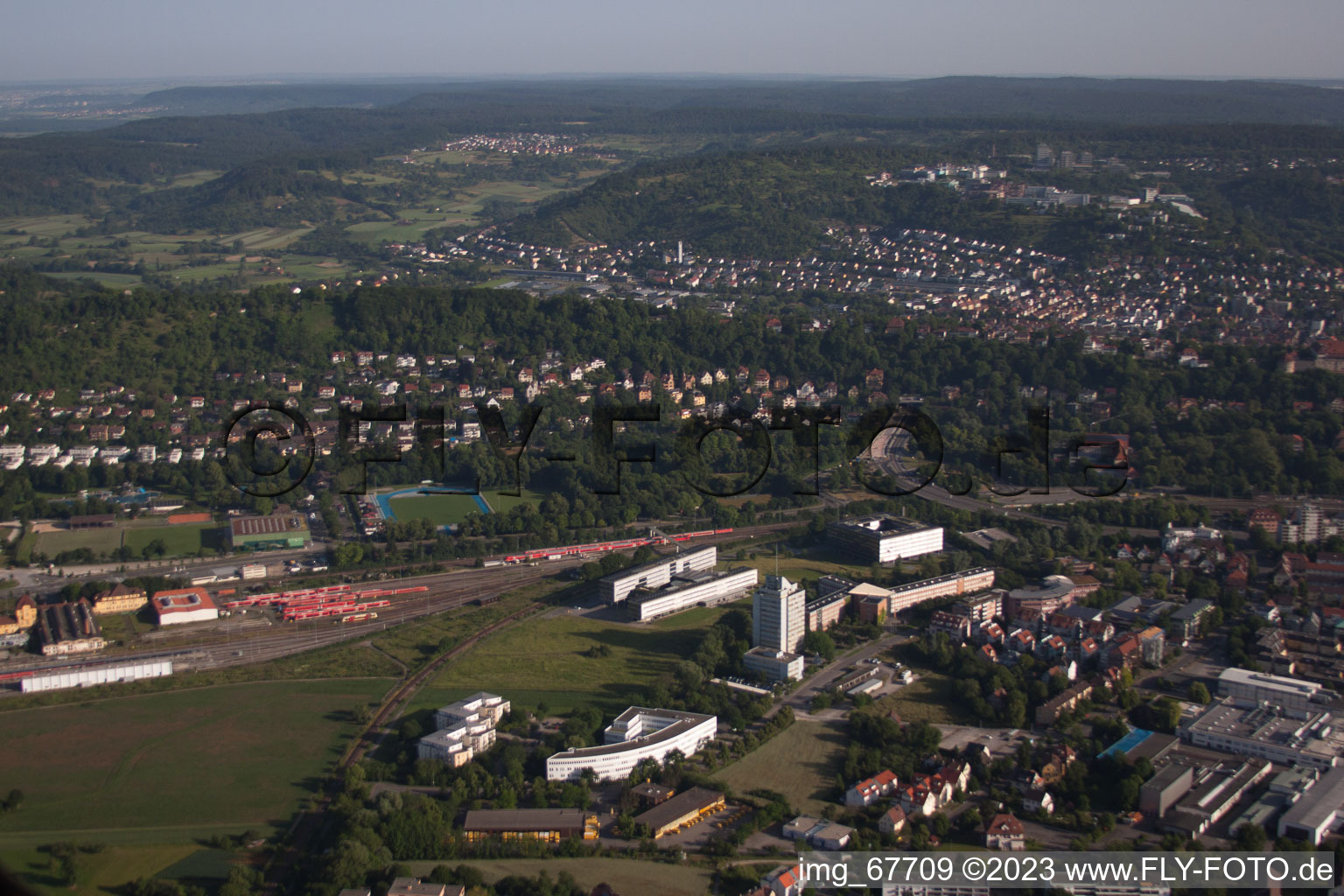 Luftaufnahme von Derendingen im Bundesland Baden-Württemberg, Deutschland