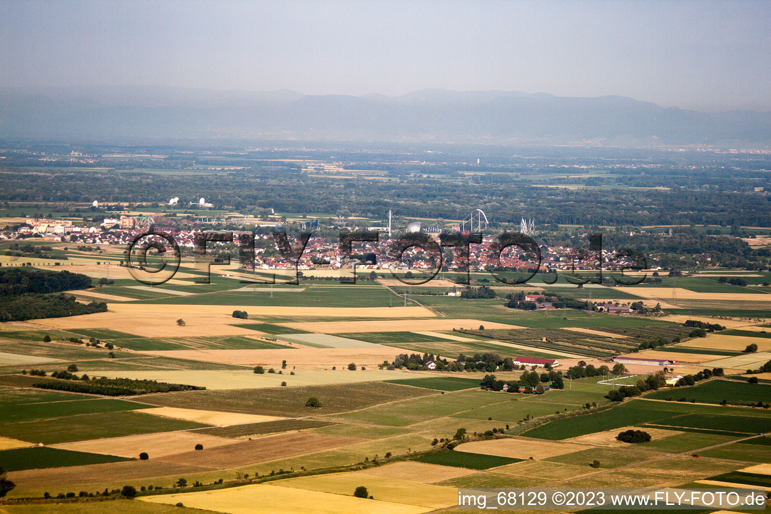 Orschweier im Bundesland Baden-Württemberg, Deutschland von oben gesehen