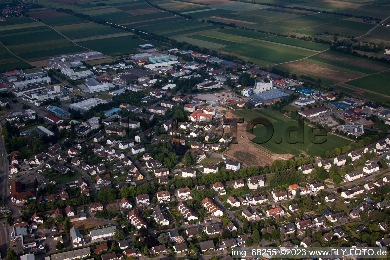 Luftbild von Heitersheim im Bundesland Baden-Württemberg, Deutschland