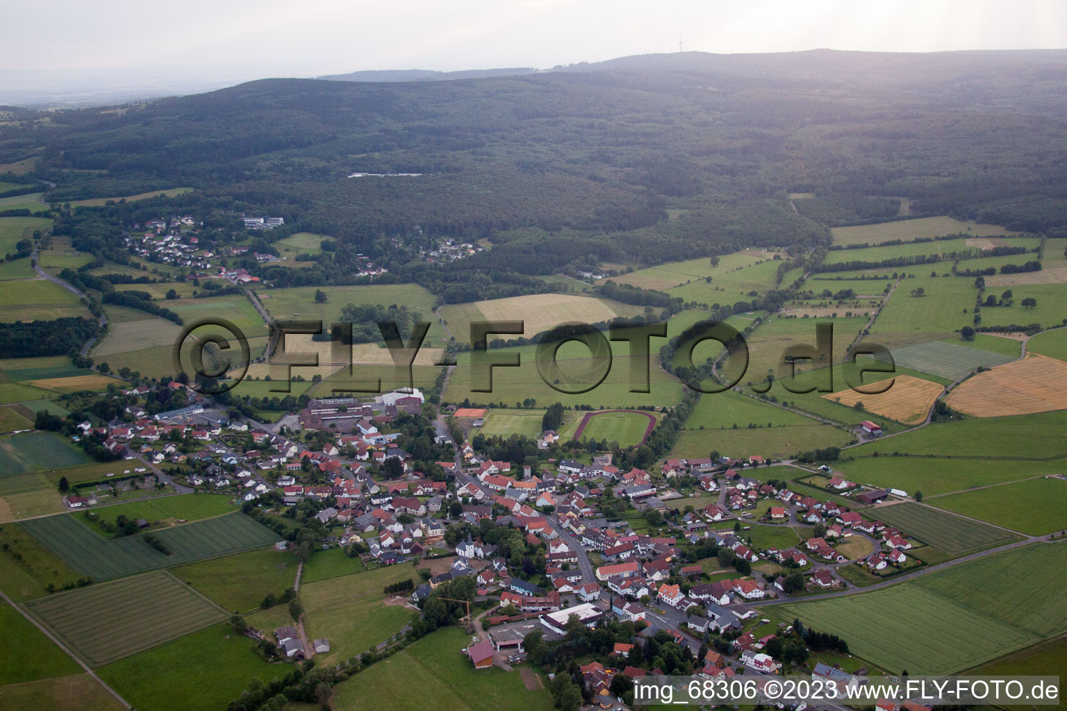 Luftaufnahme von Crainfeld im Bundesland Hessen, Deutschland