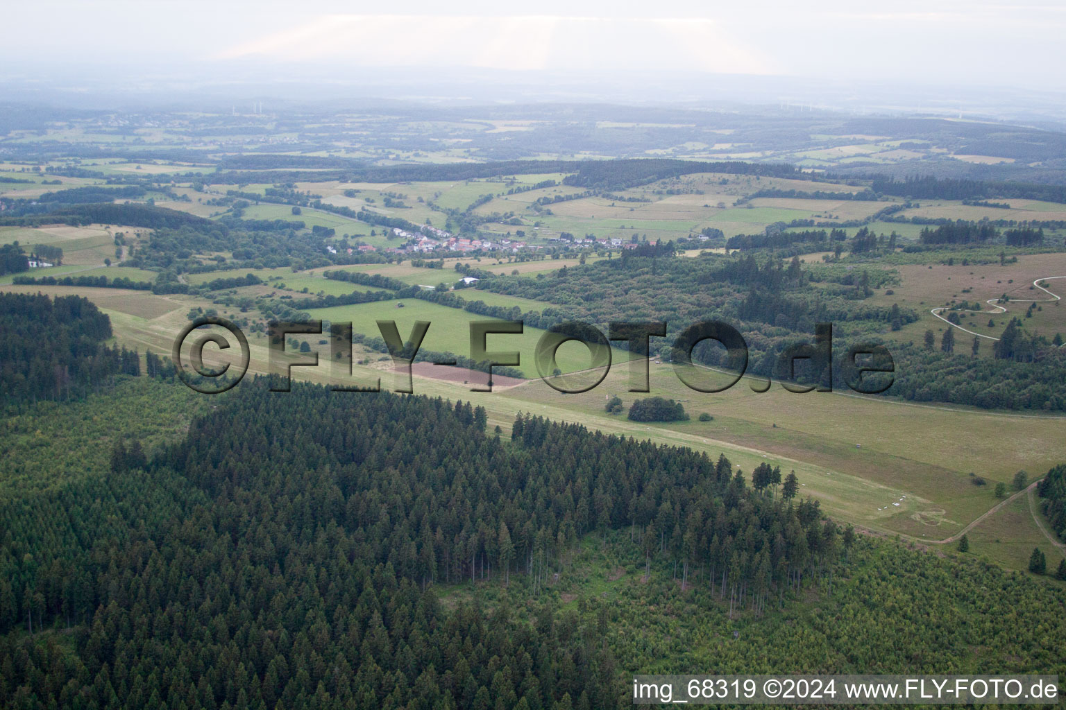 Hoherodskopf, Segelflugplatz im Bundesland Hessen, Deutschland