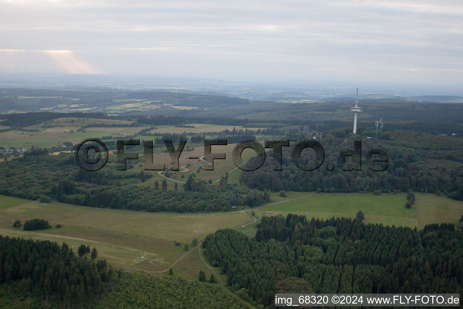 Hoherodskopf im Bundesland Hessen, Deutschland