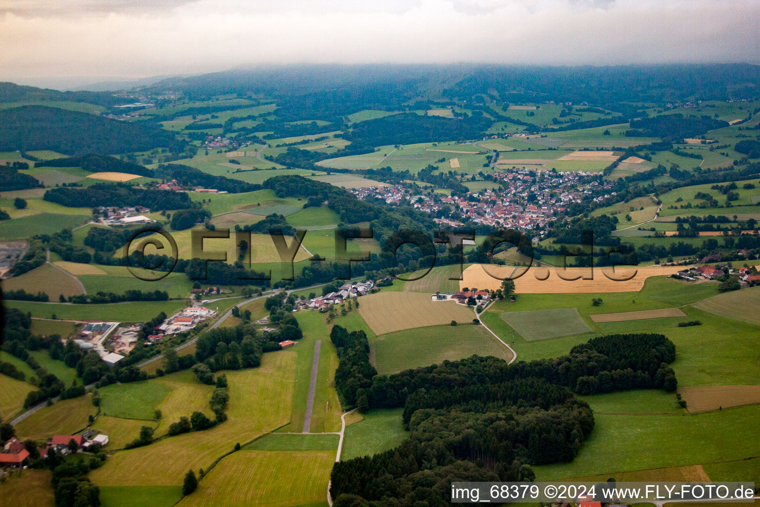 Remerz Segelflugplatz im Bundesland Hessen, Deutschland