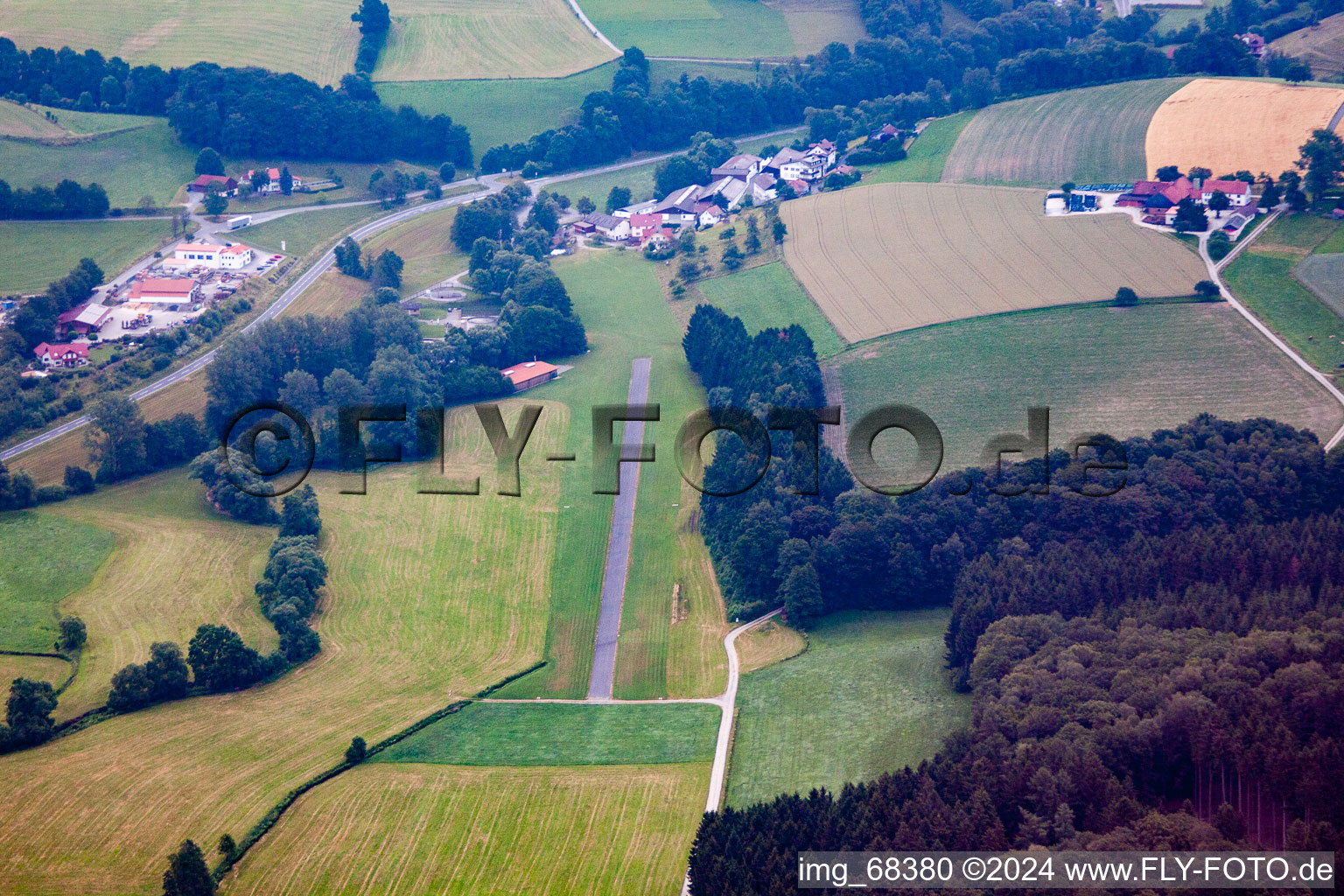 Luftbild von Remerz Segelflugplatz im Bundesland Hessen, Deutschland