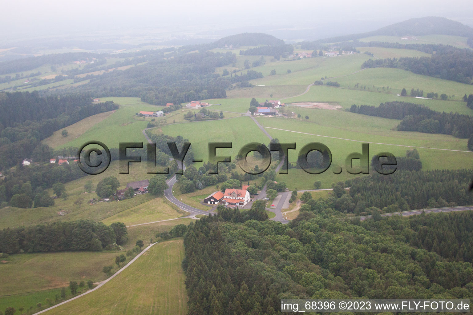 Grabenhöfchen im Bundesland Hessen, Deutschland aus der Luft