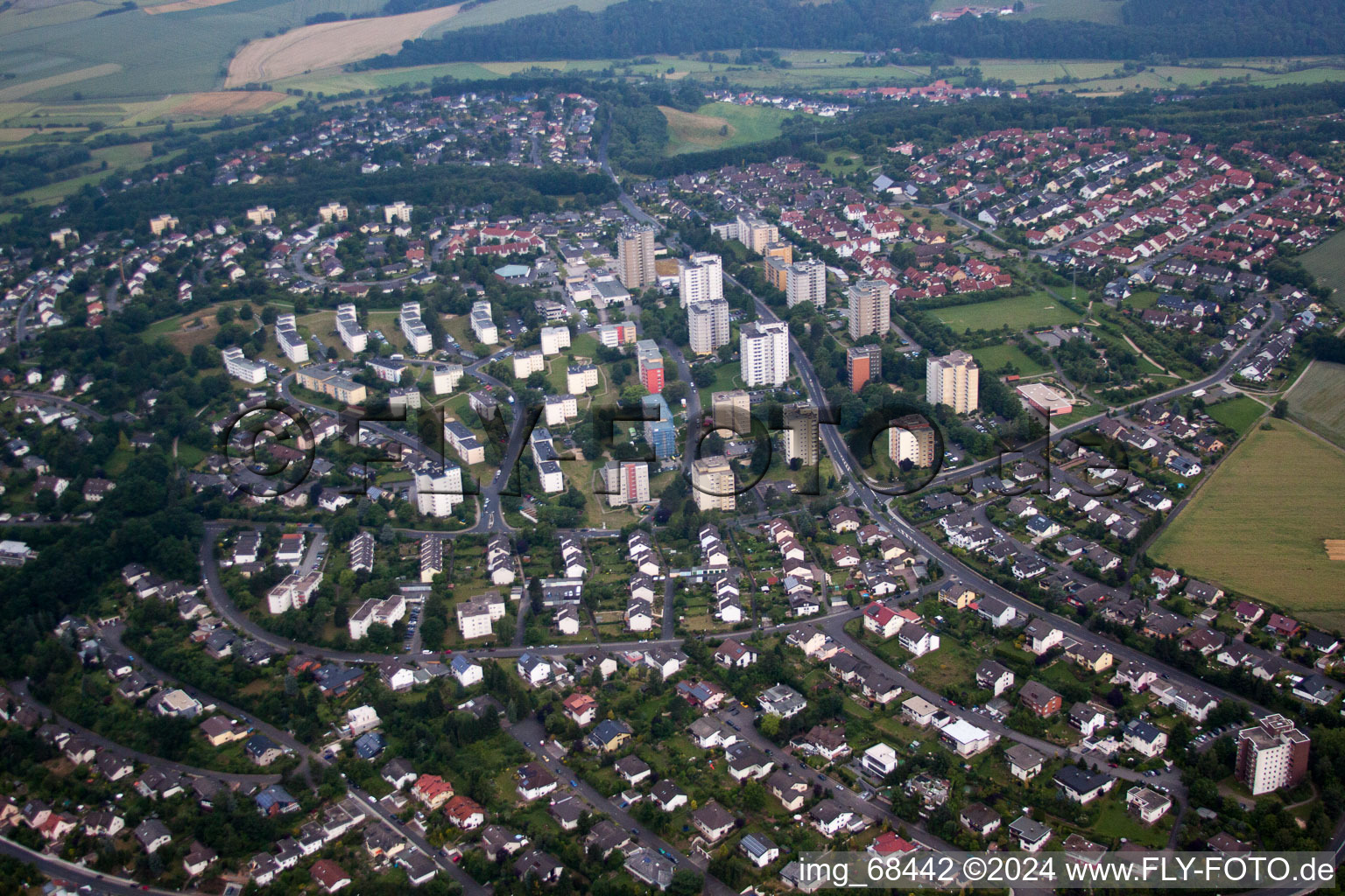 Fulda Aschenberg im Bundesland Hessen, Deutschland