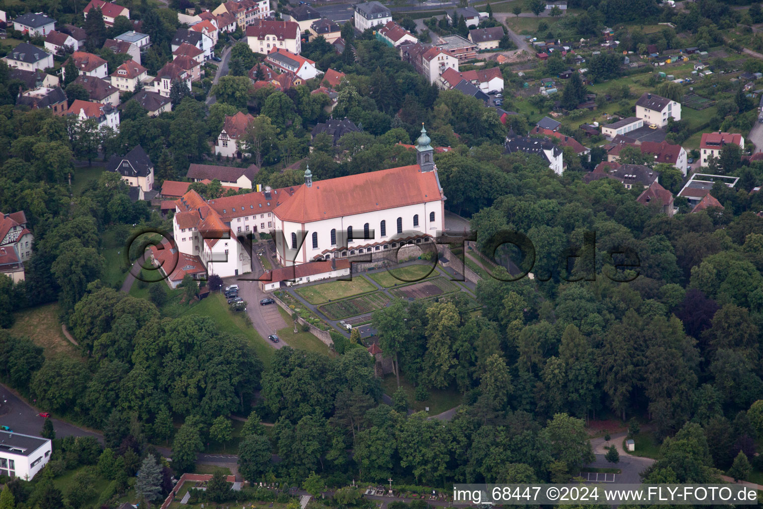 Kirchengebäude der St. Bonifatius im Ortsteil Horas in Fulda im Bundesland Hessen, Deutschland