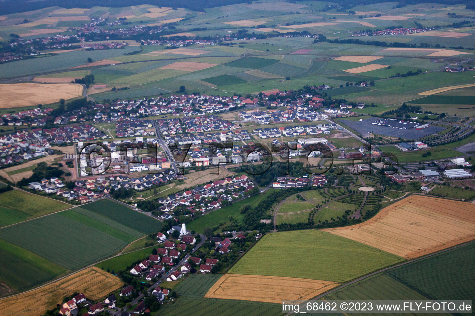 Luftbild von Fulda Neuenberg im Bundesland Hessen, Deutschland