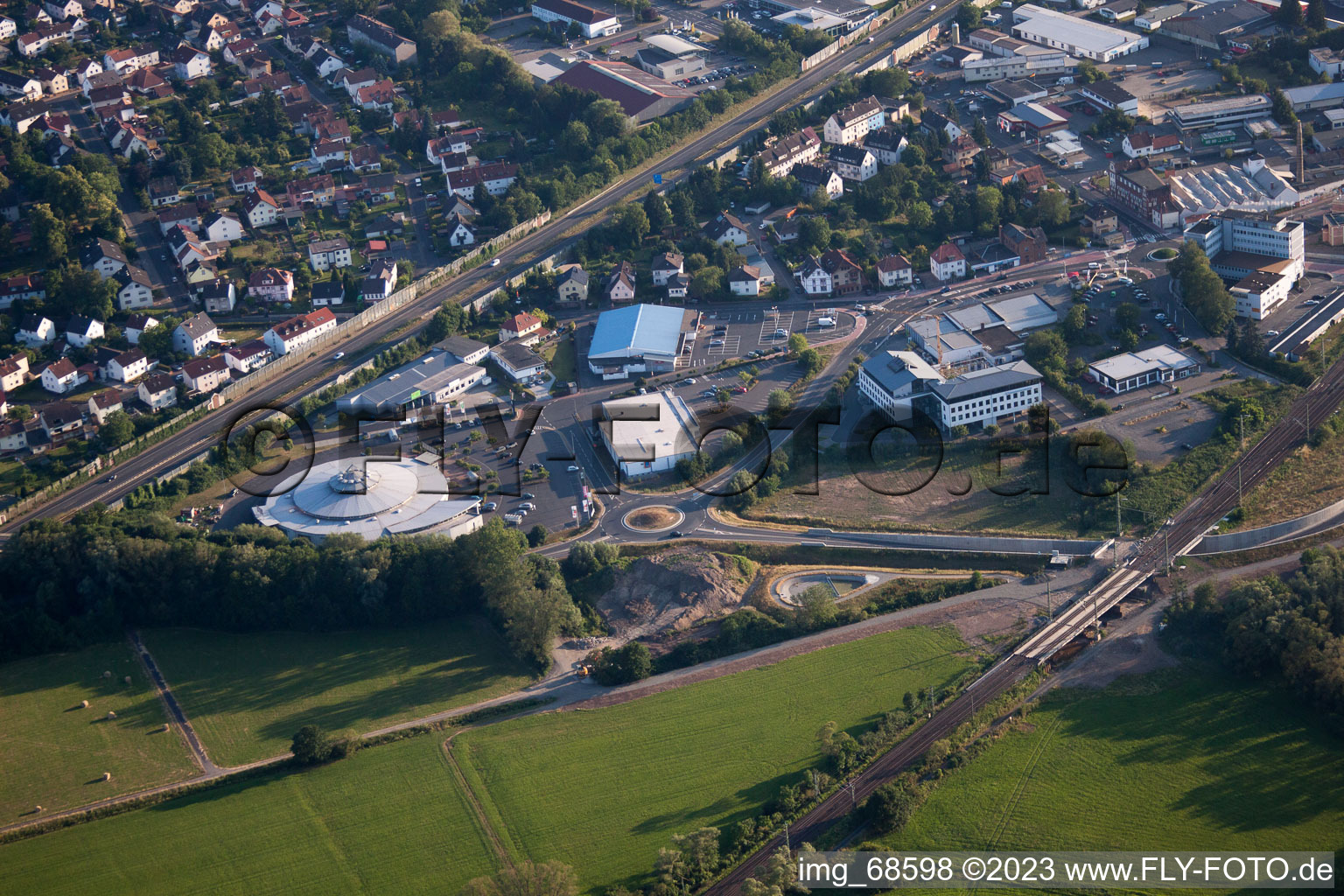 Luftaufnahme von Gelnhausen im Bundesland Hessen, Deutschland