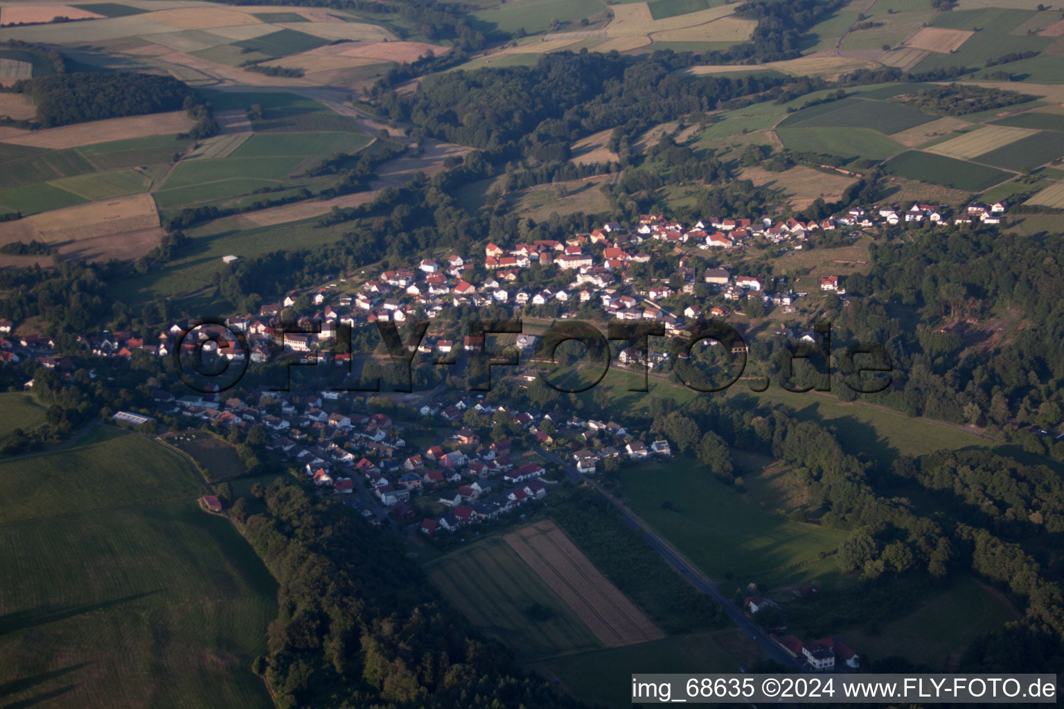 Rinderbügen im Bundesland Hessen, Deutschland