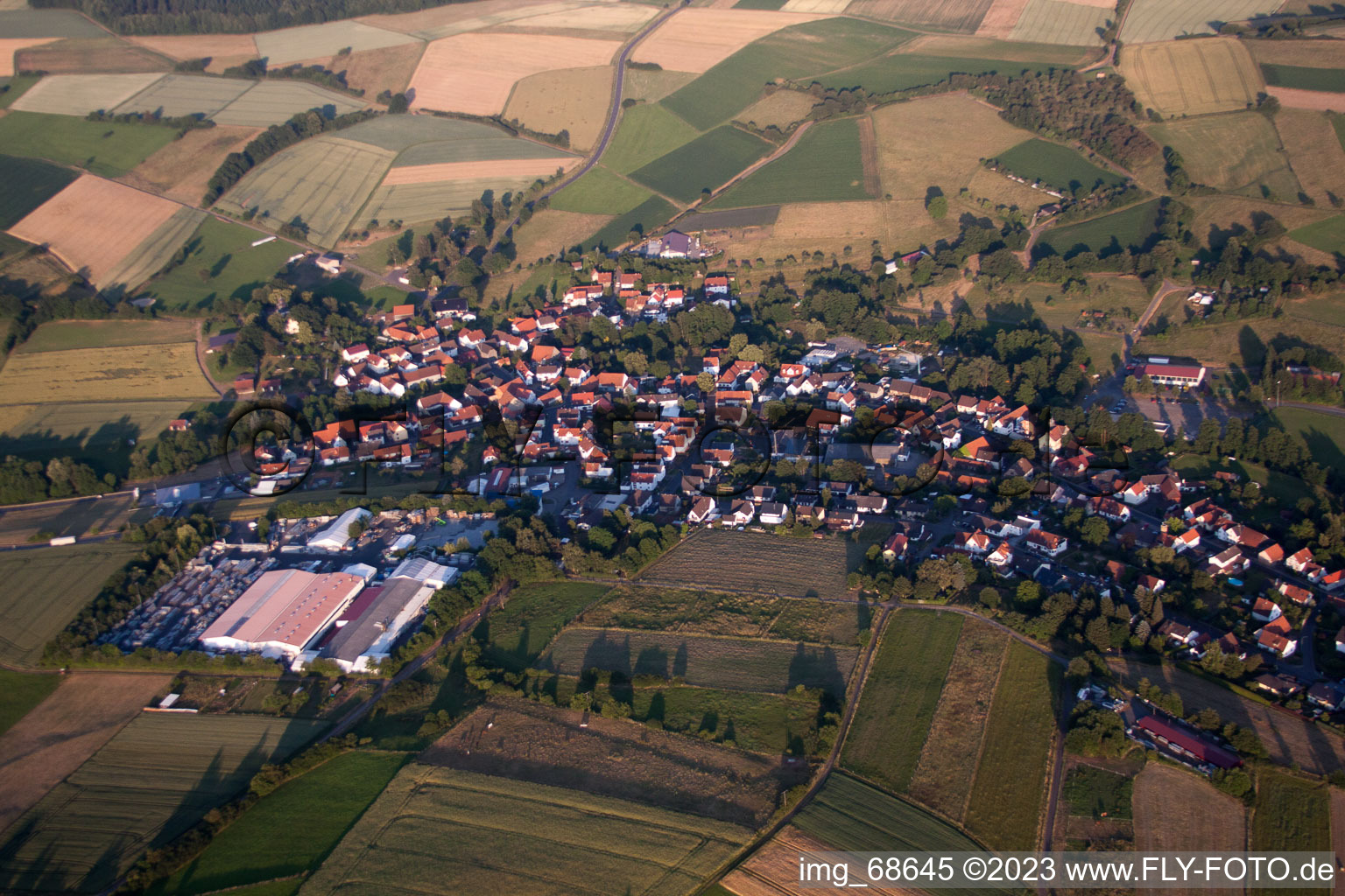 Luftbild von Kefenrod im Bundesland Hessen, Deutschland