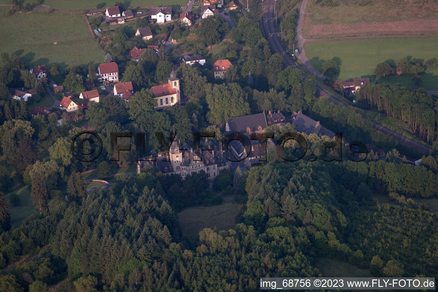 Luftbild von Ramholz im Bundesland Hessen, Deutschland