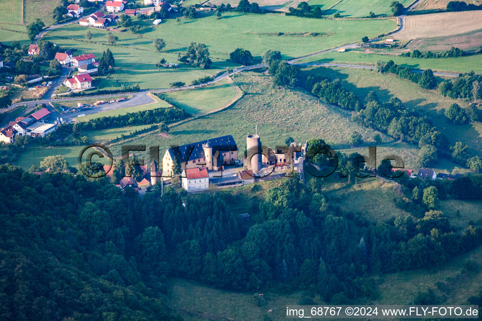 Schwarzenfels im Bundesland Hessen, Deutschland