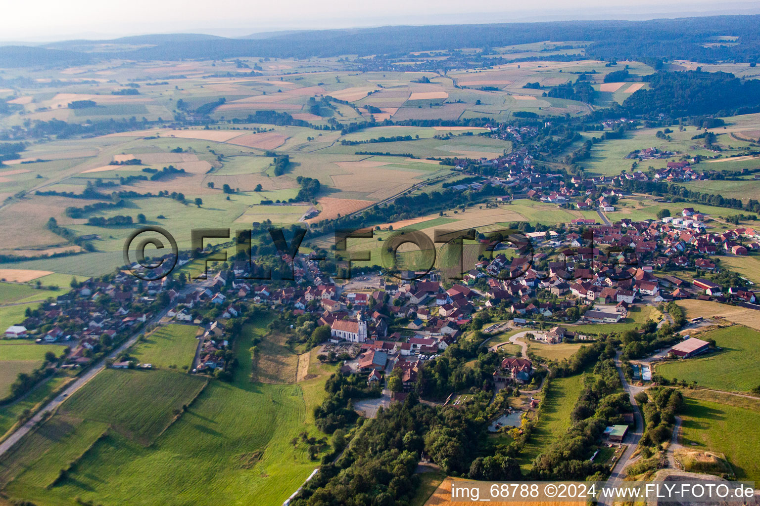 Oberleichtersbach im Bundesland Bayern, Deutschland