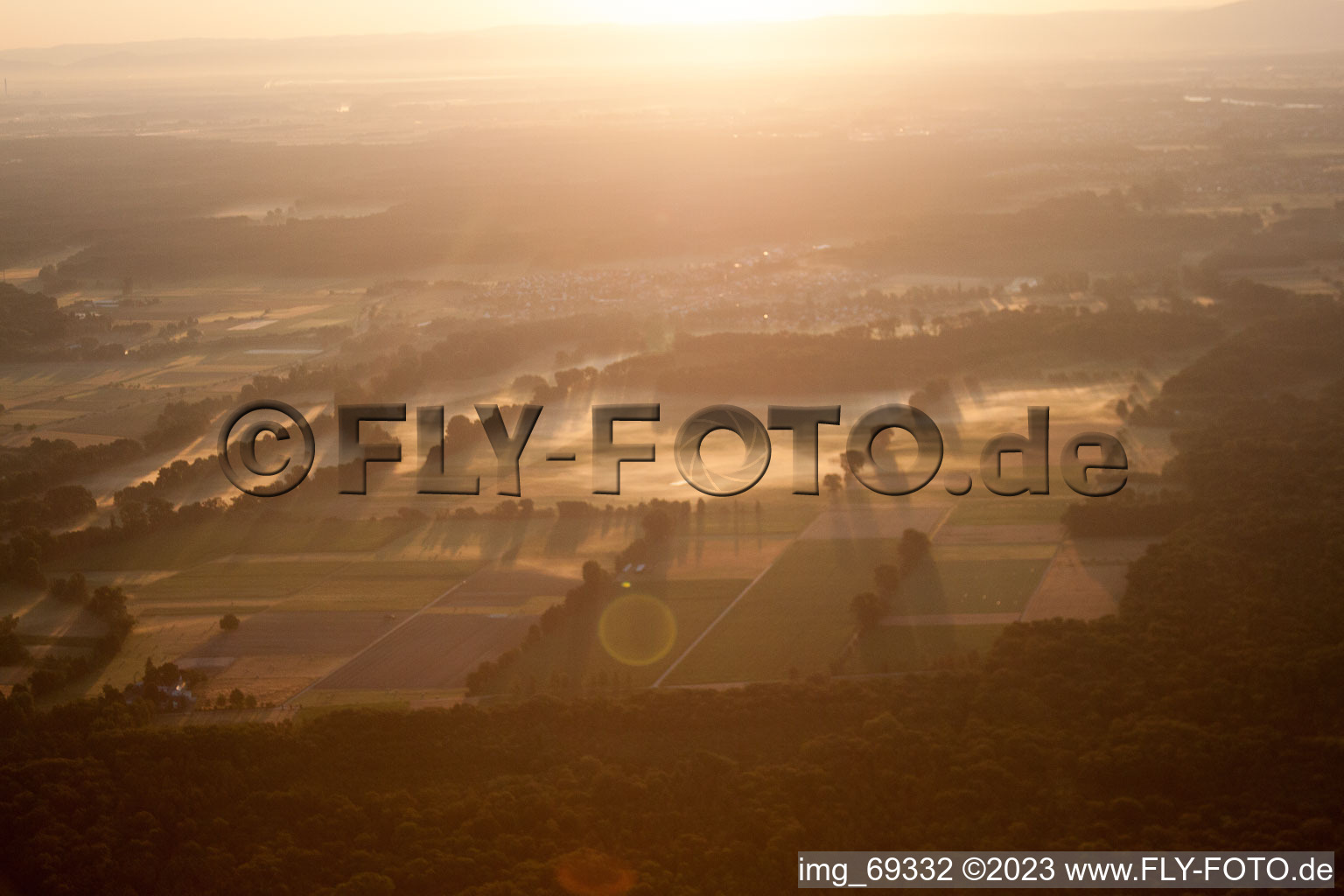 Drohnenbild von Gommersheim im Bundesland Rheinland-Pfalz, Deutschland