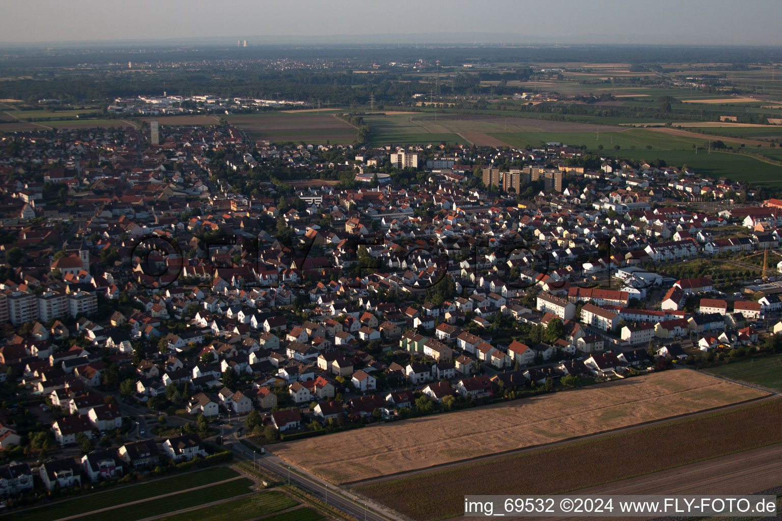 Luftbild von Medardusring in Mutterstadt im Bundesland Rheinland-Pfalz, Deutschland