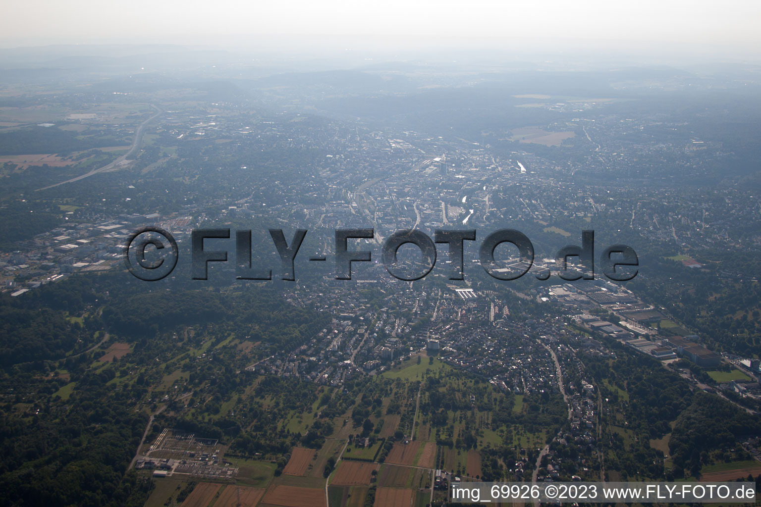 Birkenfeld im Bundesland Baden-Württemberg, Deutschland aus der Luft betrachtet