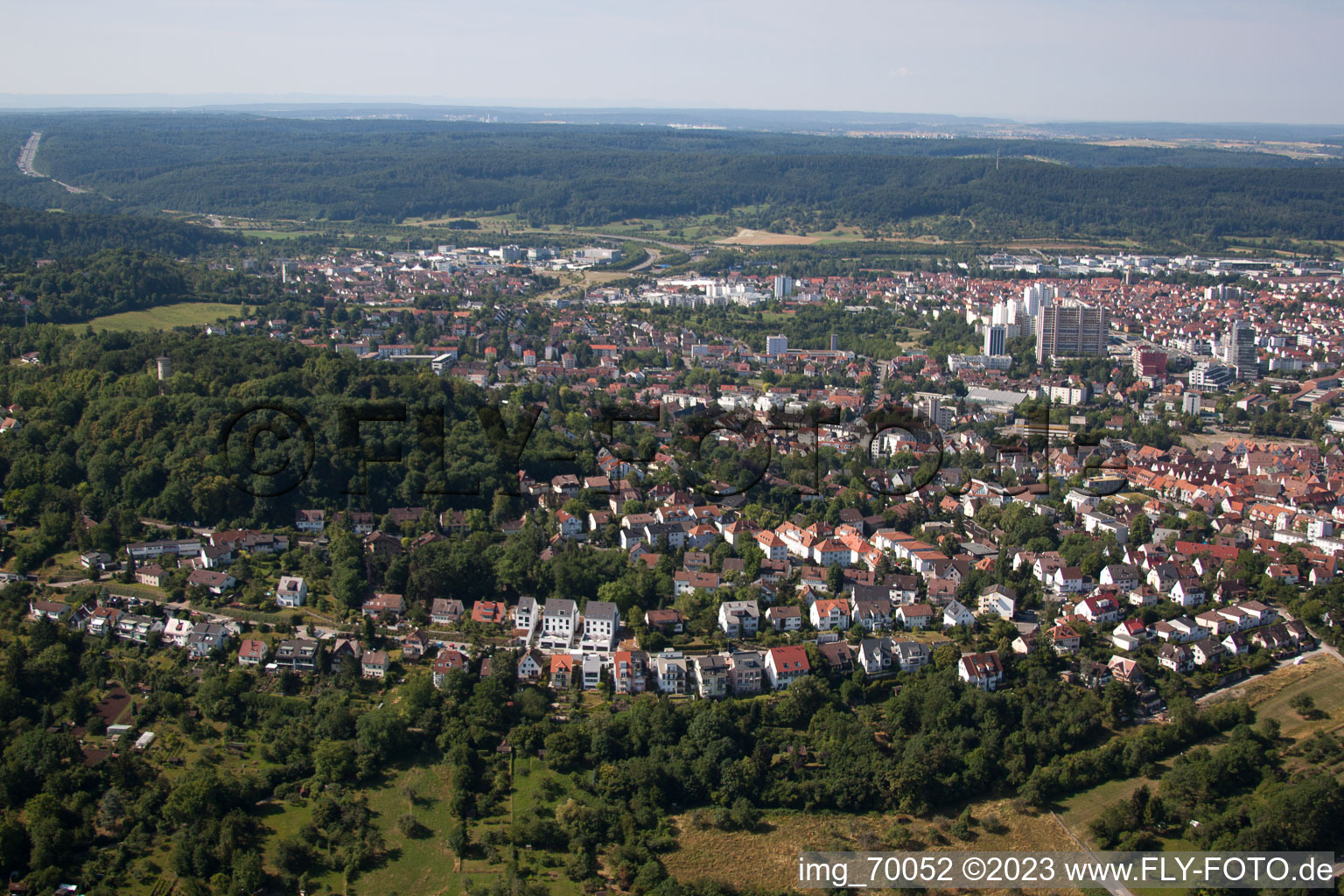 Leonberg im Bundesland Baden-Württemberg, Deutschland aus der Luft betrachtet