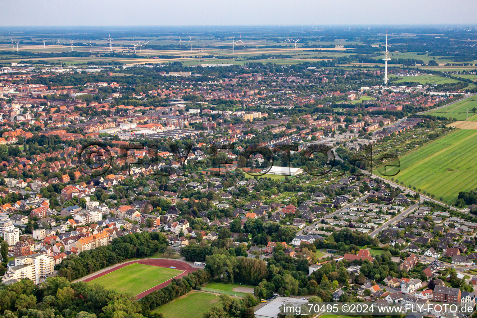 Luftaufnahme von Von Nordwesten im Ortsteil Döse in Cuxhaven im Bundesland Niedersachsen, Deutschland