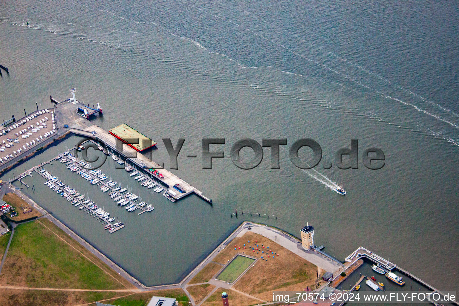 Yachthafen in Cuxhaven im Bundesland Niedersachsen, Deutschland