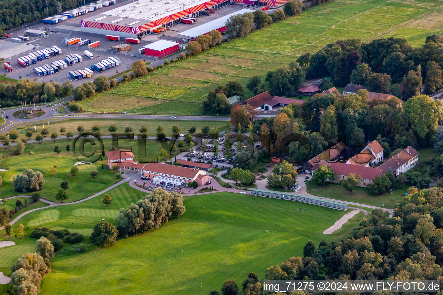 Golfanlage Landgut Dreihof in Essingen im Bundesland Rheinland-Pfalz, Deutschland