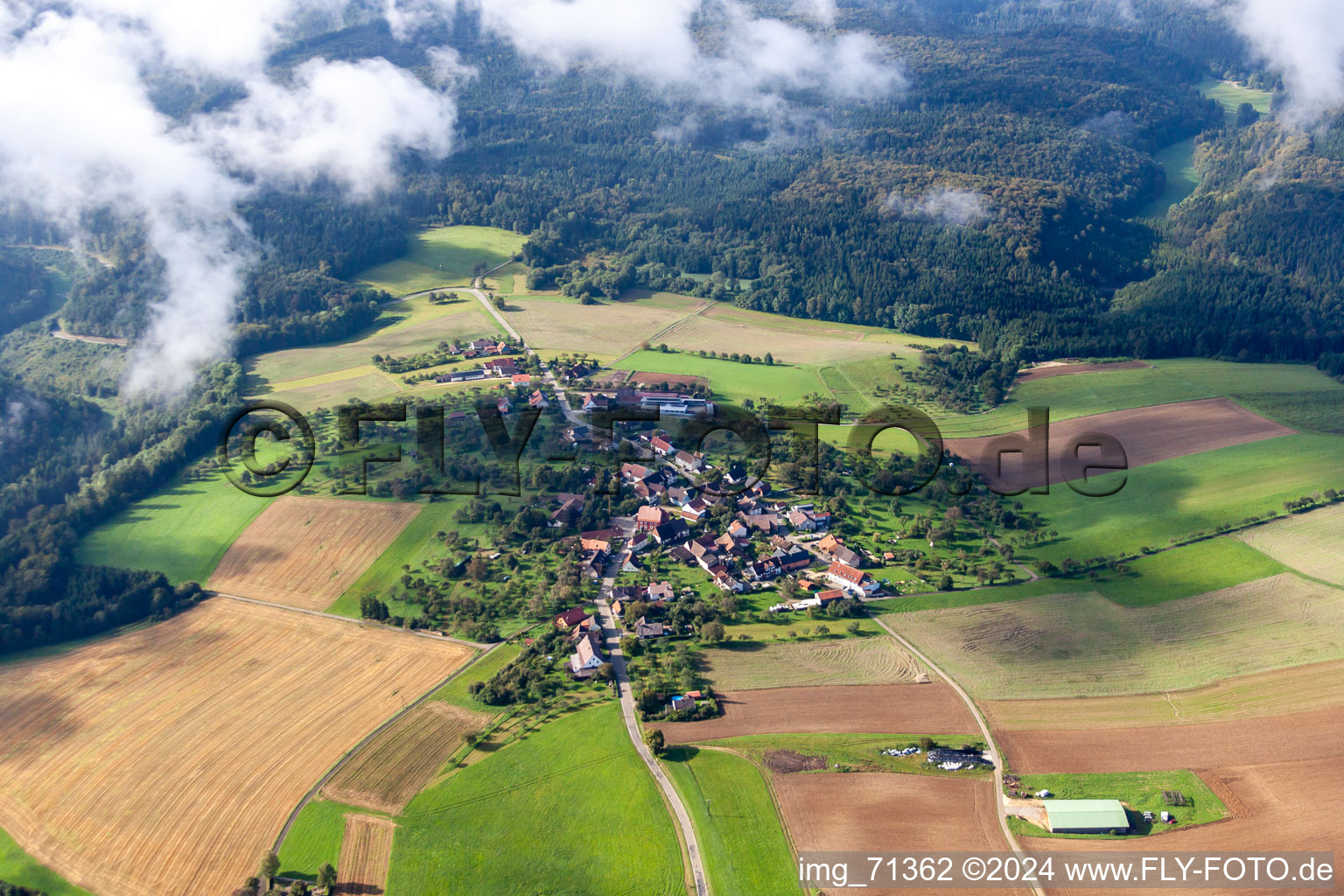 Engen im Bundesland Baden-Württemberg, Deutschland aus der Luft
