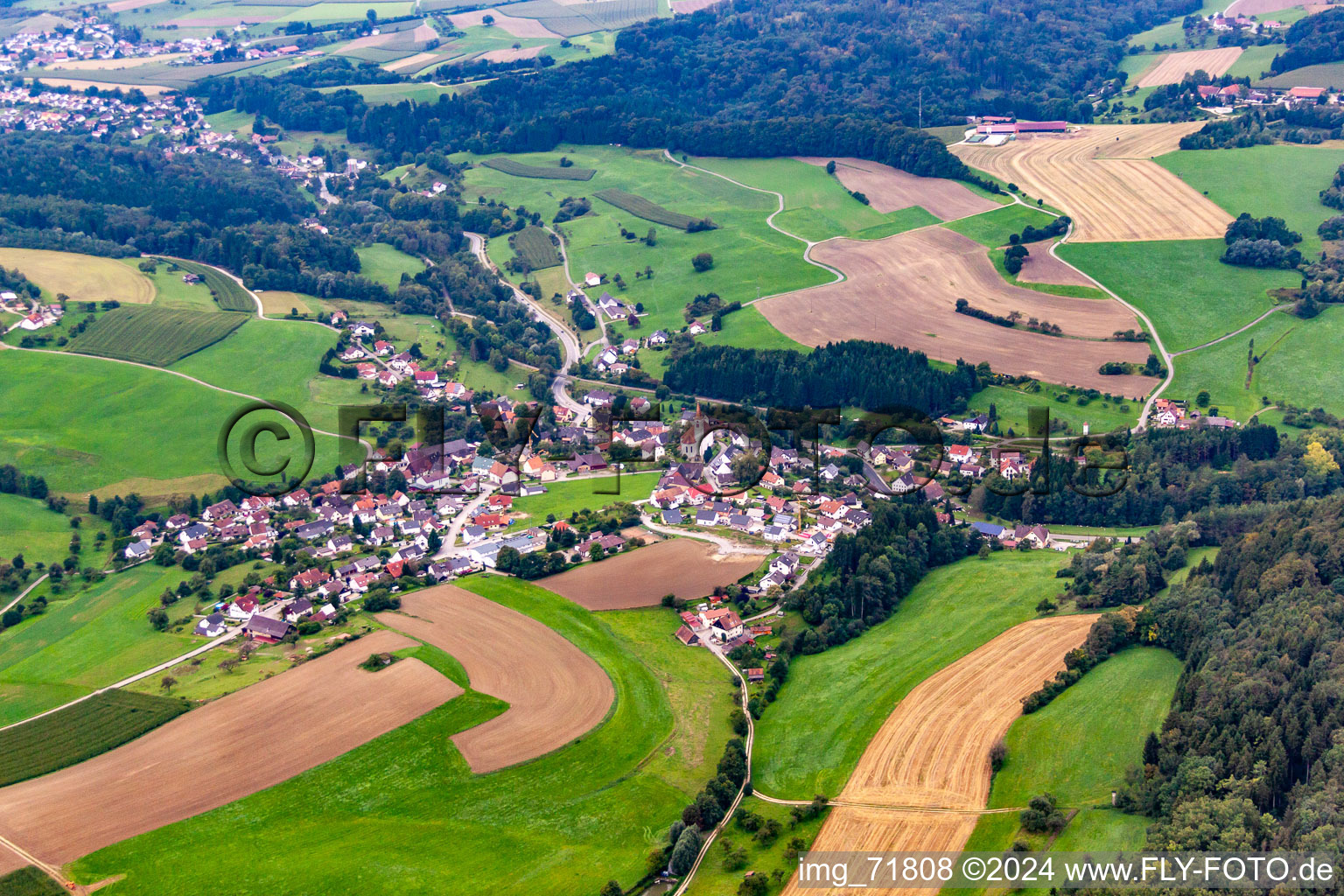 Ortsteil Hoppetenzell in Stockach im Bundesland Baden-Württemberg, Deutschland