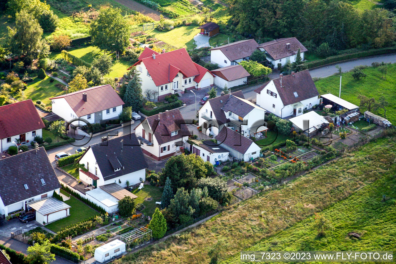 Luftaufnahme von Barbelroth, Mühlstr im Bundesland Rheinland-Pfalz, Deutschland
