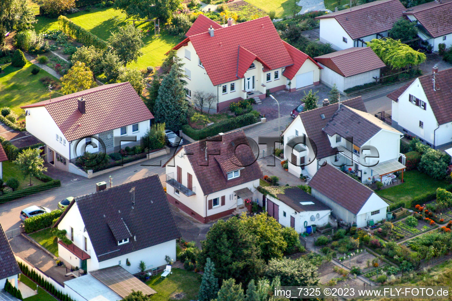 Schrägluftbild von Barbelroth, Mühlstr im Bundesland Rheinland-Pfalz, Deutschland