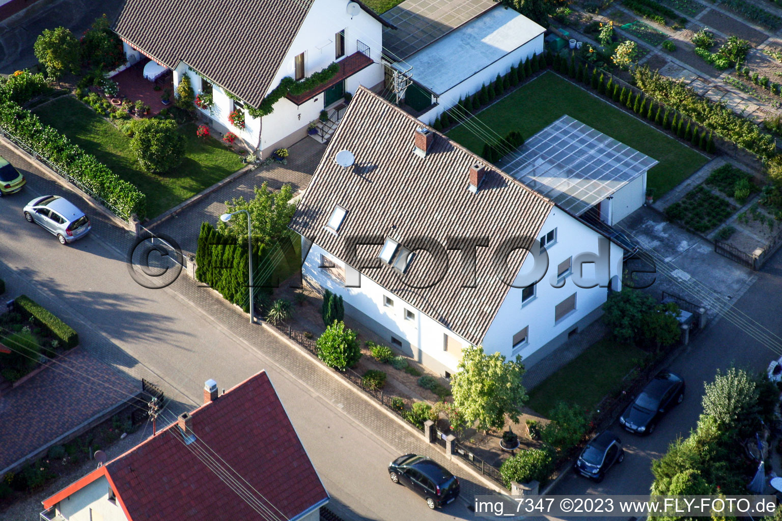 Barbelroth, Mühlstr im Bundesland Rheinland-Pfalz, Deutschland von der Drohne aus gesehen