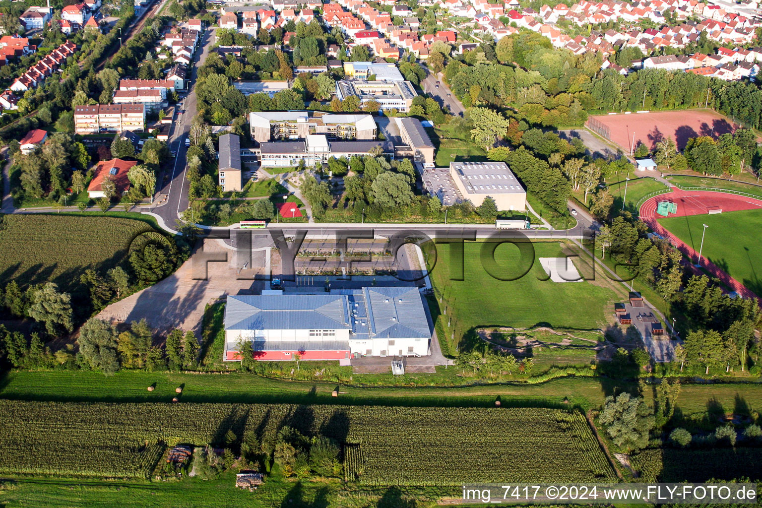 Mehrzweckhalle Bienwaldhalle in Kandel im Bundesland Rheinland-Pfalz, Deutschland